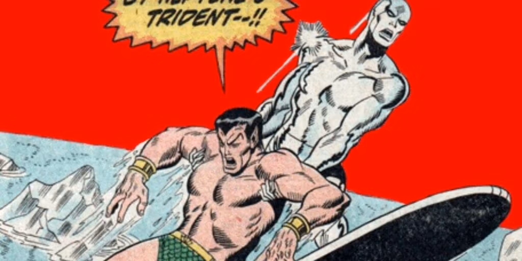 Namor Surfer d'argent