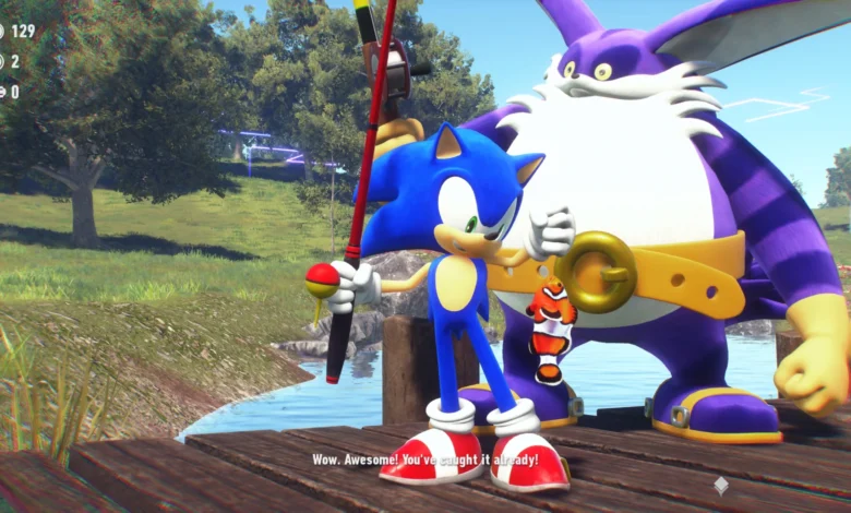 Sonic Frontiers: Guide du mini-jeu de pêche de Big the Cat Sonic Big the Cat