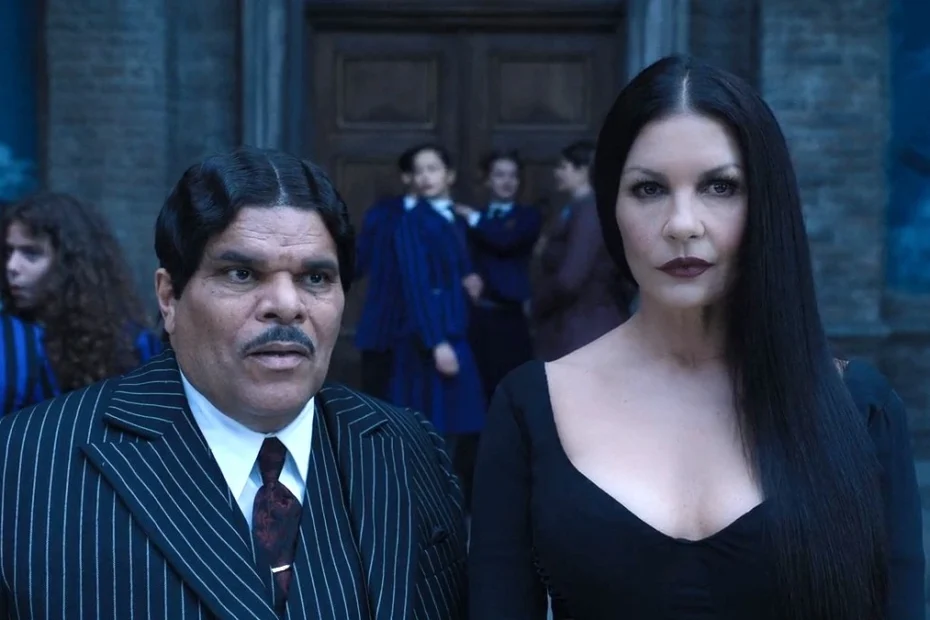 Gomez et Morticia Addams