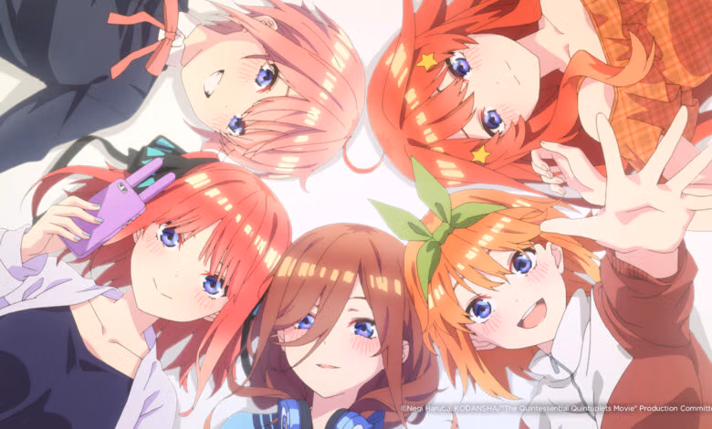 Le film Quintessential Quintuplets obtient des dates de sortie et un nouveau trailer Quintessential Quintuplets
