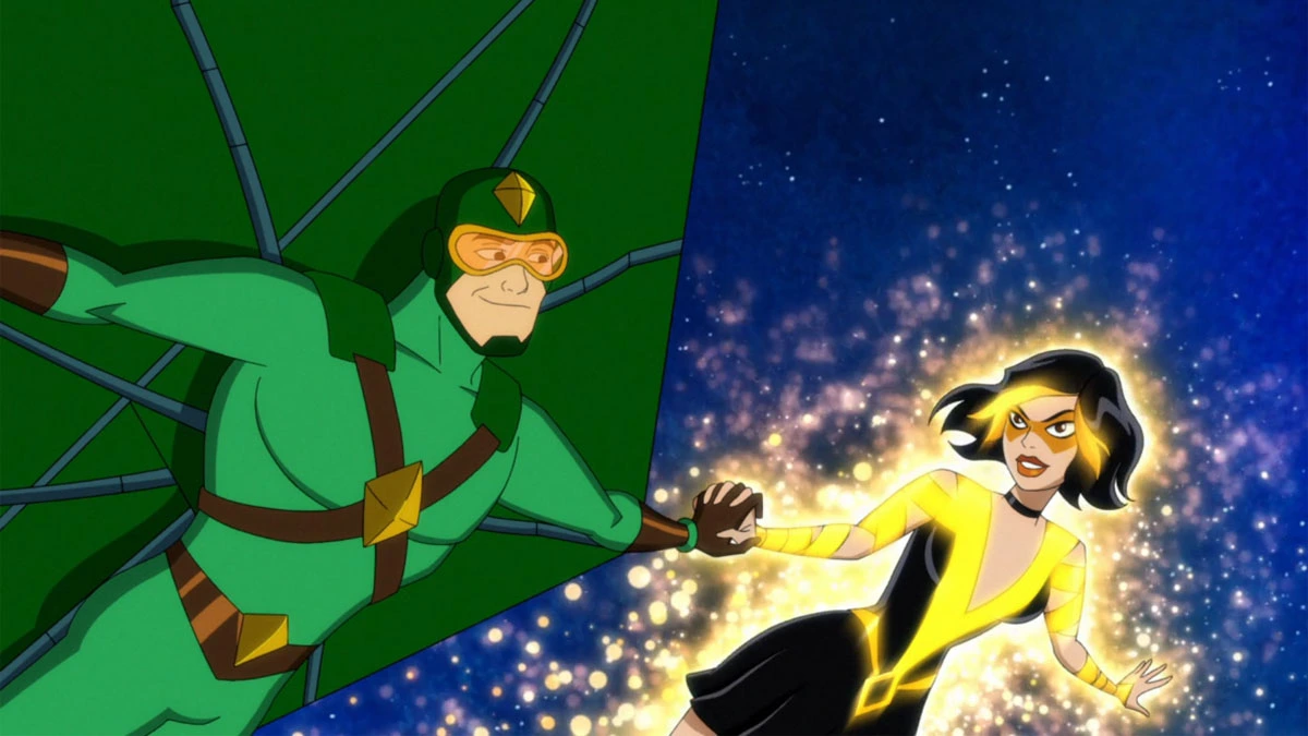 Kite Man et Golden Glider