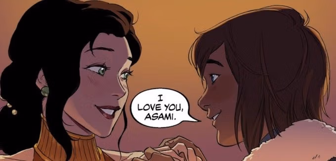 Qu’arrive-t-il à Korra et à Asami après les événements de «La Légende de Korra?» Korrasami