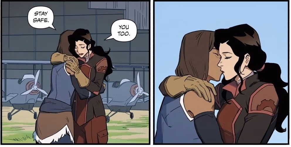Qu’arrive-t-il à Korra et à Asami après les événements de «La Légende de Korra?» Korra et Asami