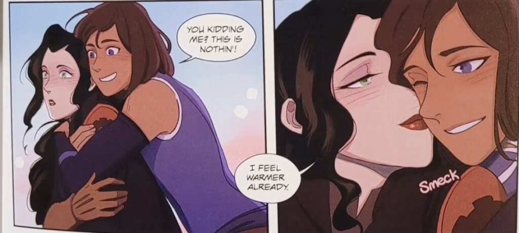 Qu’arrive-t-il à Korra et à Asami après les événements de «La Légende de Korra?» Korra et Asami