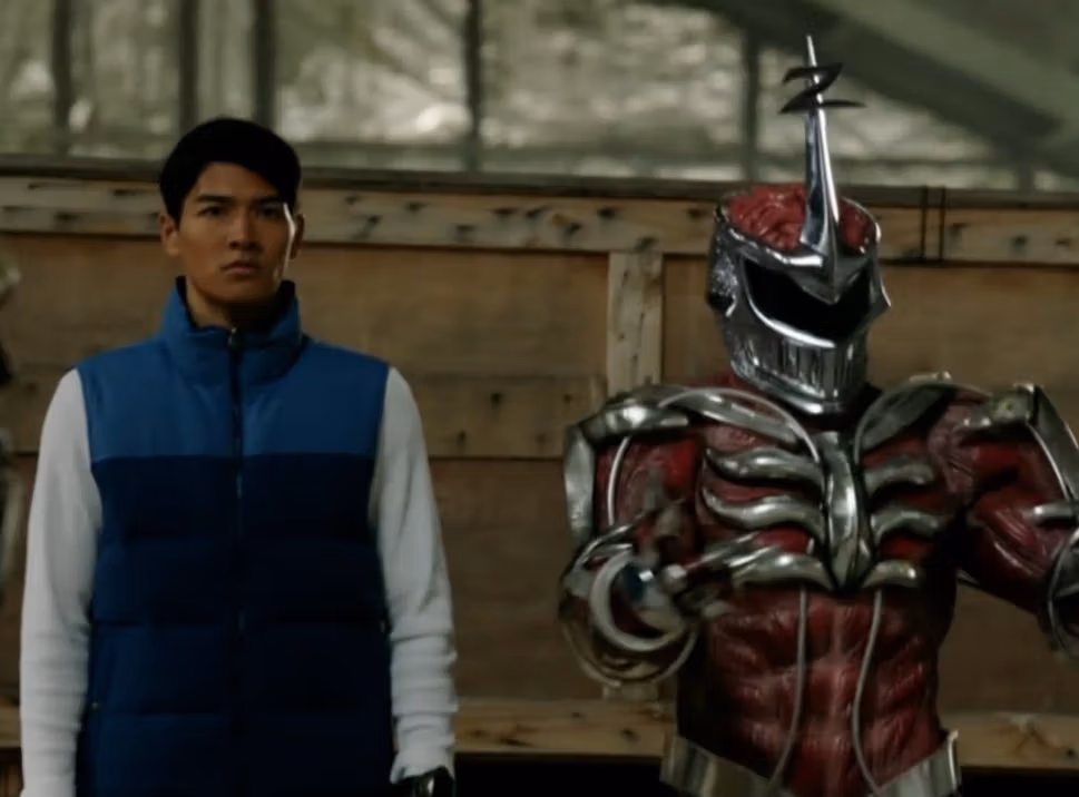 Power Rangers Bleu et Lord Zedd