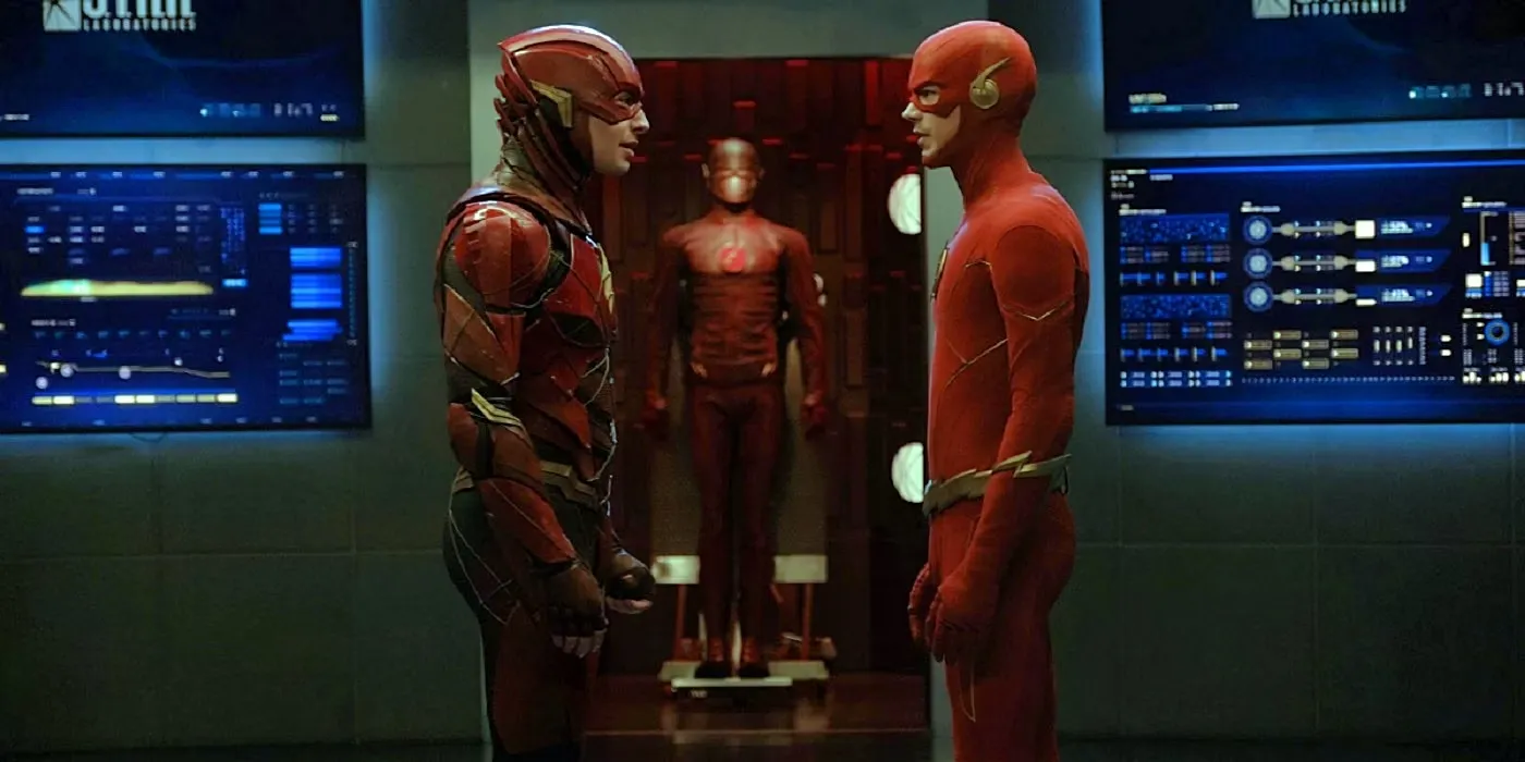 The Flash Ezra Miller Grant Gustin