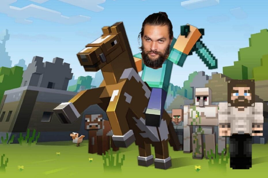 Minecraft Jason Momoa