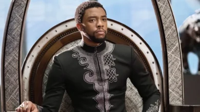 Black Panther assis sur son throne