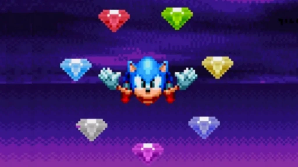 Les Emeraudes du Chaos dans Sonic