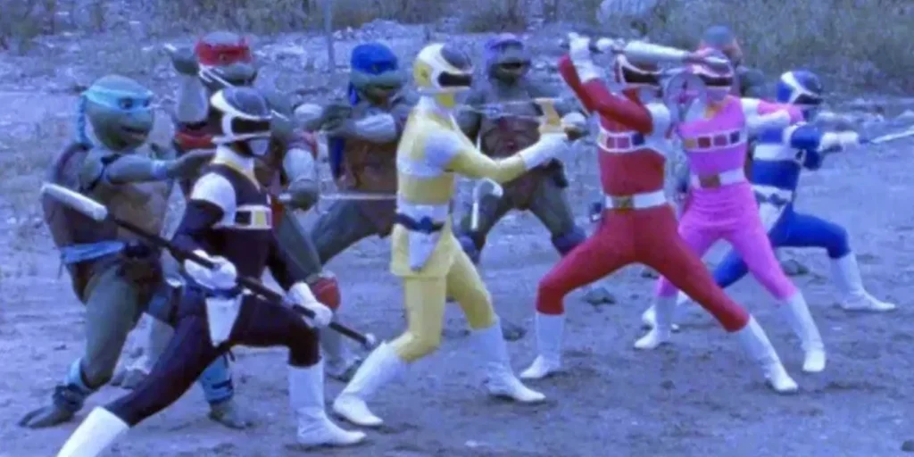 Les Tortues Ninja Power Rangers