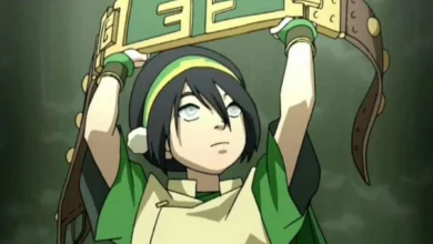 Toph dans "Avatar: Le Dernier Maître de l'Air"