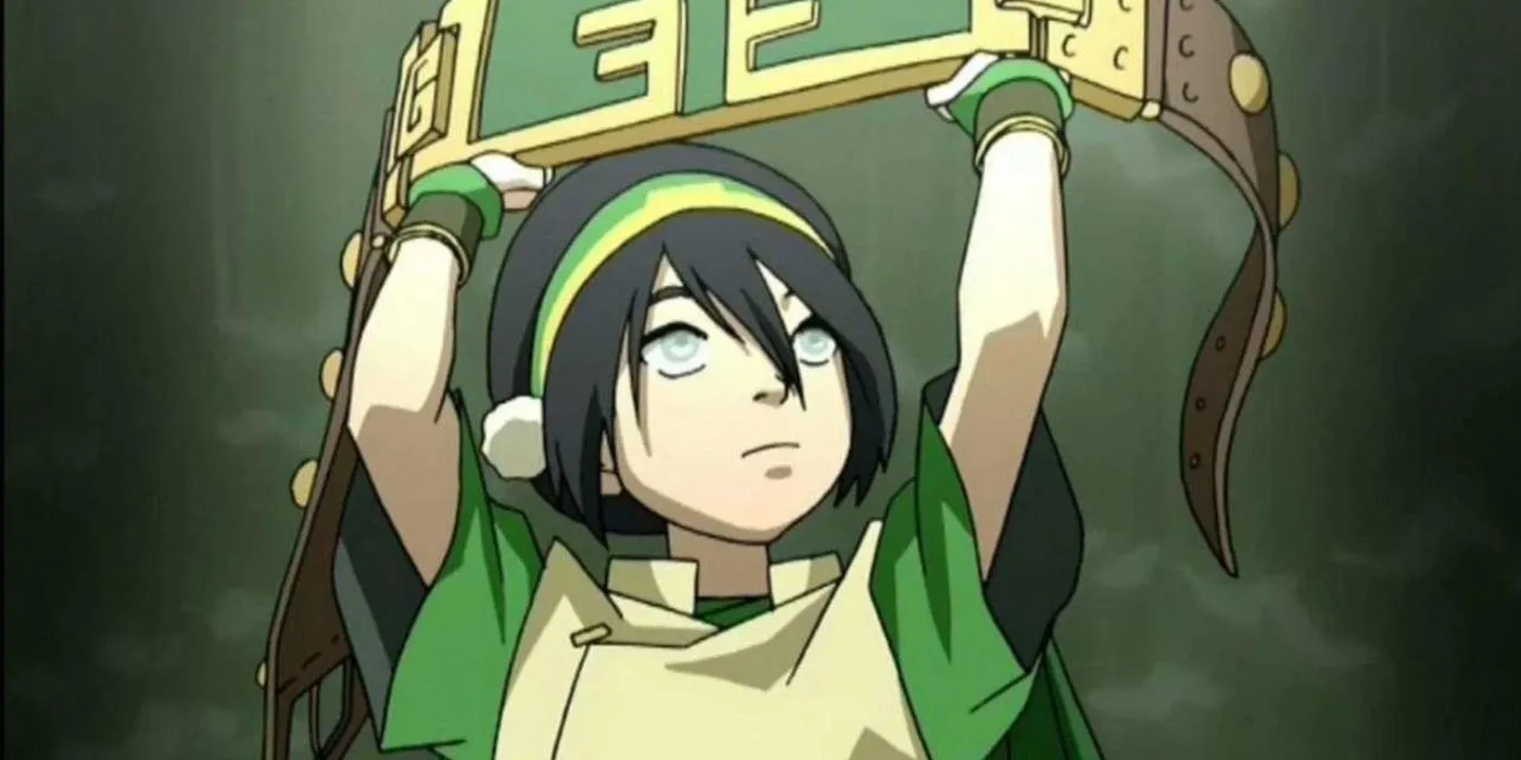 Toph dans "Avatar: Le Dernier Maître de l'Air"