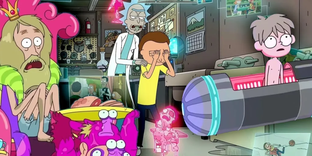 La saison 8 de "Rick et Morty" reçoit un nouveau trailer chaotique Rick et Morty