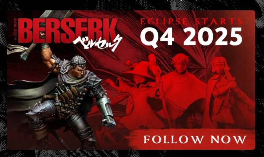 Berserk: Nous avons des nouvelles du premier jeu de société officiel de la franchise Berserk