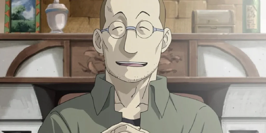 Shou Tucker dans Fullmetal Alchemist Brotherhood