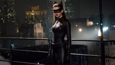Anne hathaway dans le rôle de Catwoman