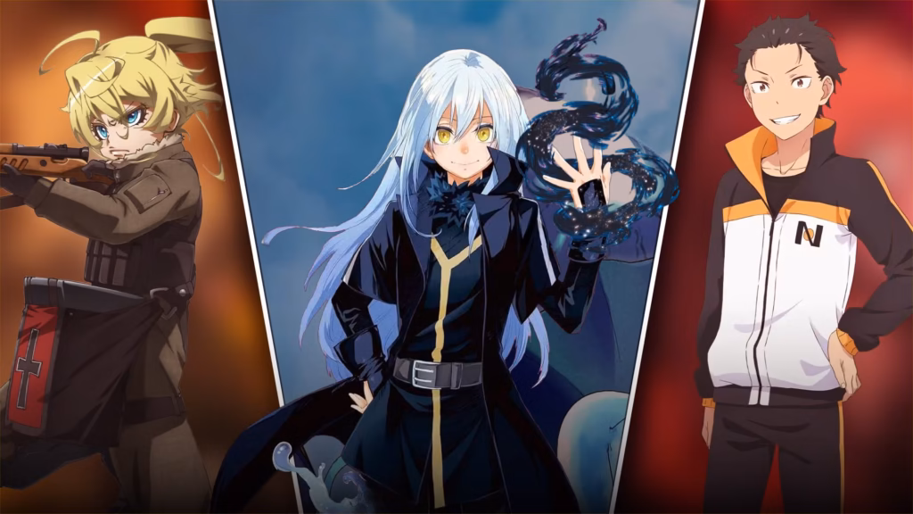 isekai crunchyroll revele top 10 isekai anime personnages principaux avec pouvoir unique