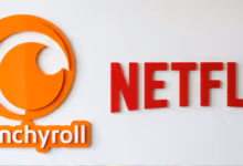 Crunchyroll and Netflix logos displayed side by side
