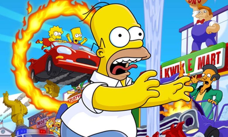 Le plus grand jeu des Simpson de tous les temps est de retour Simpsons Hit &Run